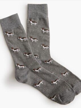 J.Crew Factory dog Socks NWT